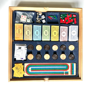 Wooden Tabletop Game Set: 7-Games-in-1