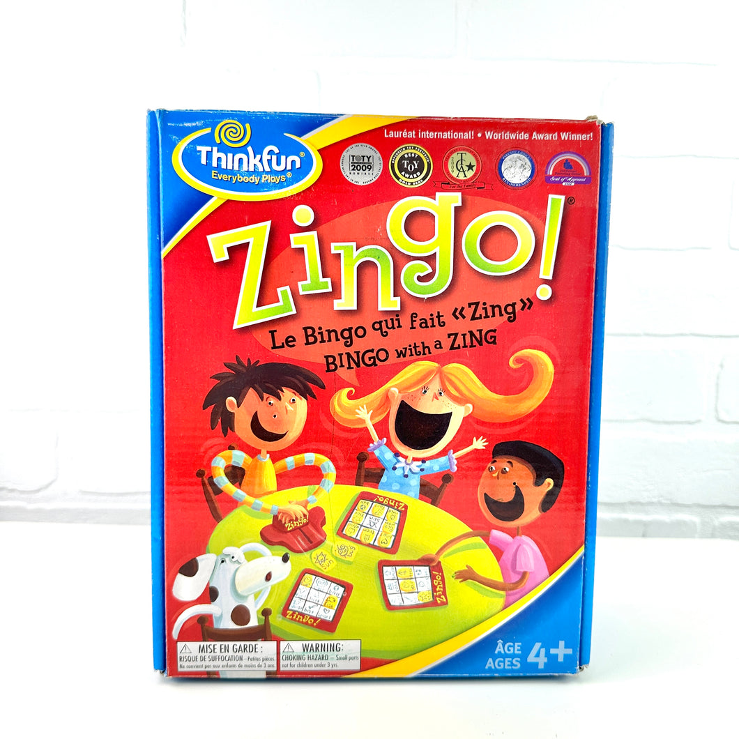 Zingo! Bingo with a Zing  *ENGLISH & FRENCH*