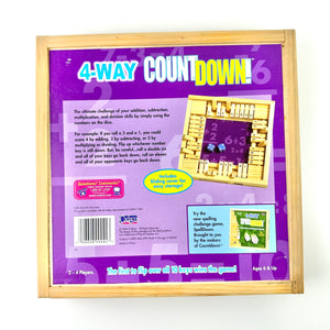 4-Way Countdown *MATH OPERATIONS GAME*