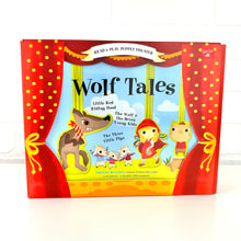 Load image into Gallery viewer, Wolf Tales: Cardboard Read &amp; Play Puppet Theatre