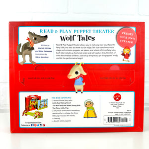 Wolf Tales: Cardboard Read & Play Puppet Theatre