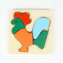 Load image into Gallery viewer, Wooden Rooster Puzzle