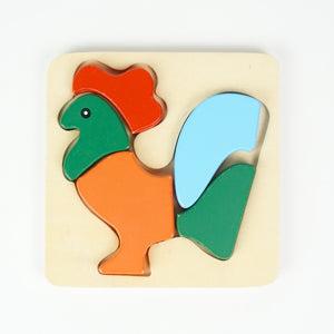 Wooden Rooster Puzzle