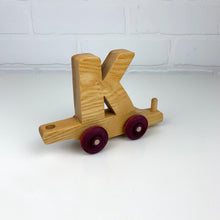 Load image into Gallery viewer, Wooden Name Train (Limited Letters Available)