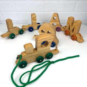 Wooden Name Train (Limited Letters Available)