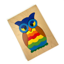 Load image into Gallery viewer, Wooden Jigsaw Puzzle: Owl