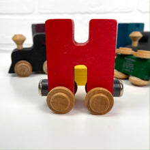 Load image into Gallery viewer, Wooden Name Train: Shop by Letter