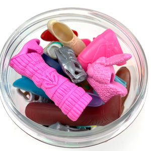Mismatched Doll Shoes