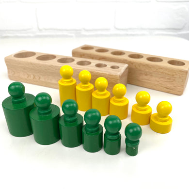 Montessori Peg Blocks (Set of 2)