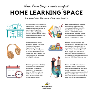 FREE DOWNLOAD: How To Set Up a Successful Home Learning Space